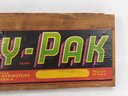 Pair Of Woods Crate Advertising Signs