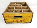 Rare Coca Cola Family Size Wooden Crate