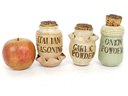 Decorative Ceramic Spice Jar Set