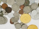 Mixed Lot Of Foreign Coins And Token