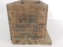 Armour Corned Beef Wooden Box 15' X 7'