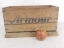 Armour Corned Beef Wooden Box 15' X 7'
