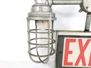 Industrial Explosion Proof  Light And Exit Sign From Oscar Meyer Plant