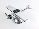Mid Century Chrome Airplane Table Lighter