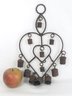 Primitive Weight Iron Heart Shaped Wind Chime