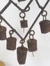 Primitive Weight Iron Heart Shaped Wind Chime