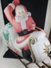 72' Empire Santa In Sleigh With Reindeer Blowmold