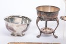 Large Group Of Vintage Silver Plate Serving Pieces