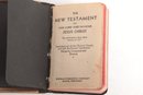 World War II Soldiers  Pocket Bible Wi With Protective Inscribed, Brass Plate, S