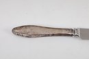 Pair Of Vintage Carving Knives From INOX And Rogers (with Sterling Handle) - New Old Stock