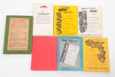 Group Of 5 Vintage 1950's Collegiate Football Record Book Plus 1948 Tricks In Passing Book By Paul Christman