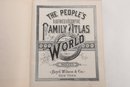 1884 'The People's Family Atlas Of The World' Boyd, Wilson & Co.
