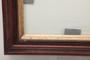 1890's 13 1/2' X 15 1/2' For 10' X 12' Deep Walnut Frame With Glass