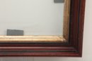 1890's 13 1/2' X 15 1/2' For 10' X 12' Deep Walnut Frame With Glass