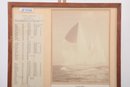 15' X 19' Framed Picture & Papers 1967 Yacht Vivace Annapolis To Newport Race
