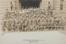 16 1/2' X 11 3/4' Framed Photograph Fifth Company CT C.A.N.G. Norwich July 6, 1917