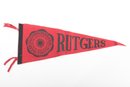 1940's Rutgers (NJ) State Teachers College Felt Pennant