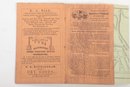 (MAP) Rare  1846 Norwich CT Almanac, Directories And Business Advisor, Printed Paper Covered