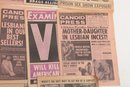 23 Various 1960's Tabloid Newspapers