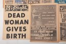 23 Various 1960's Tabloid Newspapers