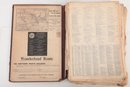 1800's Rand McNally & Co's Enlarged Business Atlas In As Found Condition
