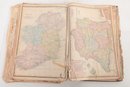 1800's Rand McNally & Co's Enlarged Business Atlas In As Found Condition