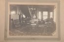 2 Early 1900's Cabinet Photographs Of Home's Interior