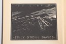 (Bookplate) Edith  Sitwell, Troy Park, (1925) Bookplate Of A Tragic American Socialite Emily O'Neill Davies