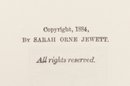 'A Country Doctor' By Sarah Orne Jewett  (1884) Houghton, Mifflin And Company,