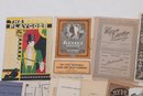 Grouping Late 1800 - Early 1900 Theatre Programs Playbills