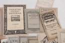 Grouping Late 1800 - Early 1900 Theatre Programs Playbills