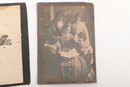 Picture From Little Women With Original Glass & Singer Victorian Trade Card Backing