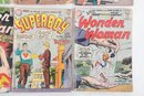 Grouping Of DC.10 Cent Comic Book Lot Superman Wonder Women And Batman
