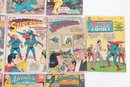 Grouping Of DC.10 And .12 Cent Comic Book Lot Superman , Batman And Others