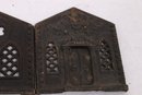 Pair Of Cast Iron Coin Banks - One Needs Repairs