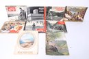 Group Of Vintage Glott Av Norge 'glimpses Of Norway' Photo Magazines Showing Landscapes And Life In Norway