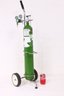 Medical Oxygen Tank Size E With Cart - ALMOST FULL