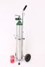 Medical Oxygen Tank Size E With Cart & Valve - FULL