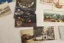 Vintage Greeting Cards & Postcards Lot With Some Misc. Advertising