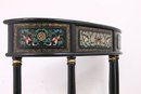 Wooden Entry Way Console Table With Drawer Hand Painted