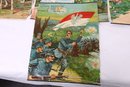 Antique 1930's Group Of Local New Haven CT Advertising Polish Patriotic Calendars
