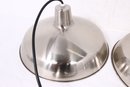 Group Of 3 Stainless Steel Kitchen Island Hanging Lights