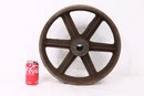 Antique Heavy Cast Iron 6 Spoke Wheel