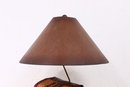 Fisherman Fishing Accent Basket Table Lamp