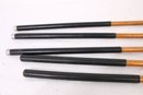 Group Of 5 Vintage Wooden Shaft Golf Clubs - 3 From Kroydon