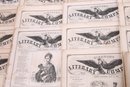 Large Group Of Antique 1862 1863 Gleason's Literary Companion Publications
