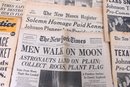 Group Of 1940's And 1960's Newspapers - Herald Tribune, Jacksonville Journal, New Haven Register & More