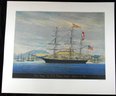Lot Of 4 Beautiful Prints Of Yachts And Sailing Ships