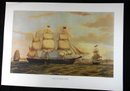 Lot Of 4 Beautiful Prints Of Yachts And Sailing Ships