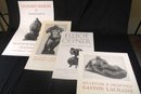 Lot Of 4 Posters Announcing Sculpture Shows & Books: Leonard Baskin & Others